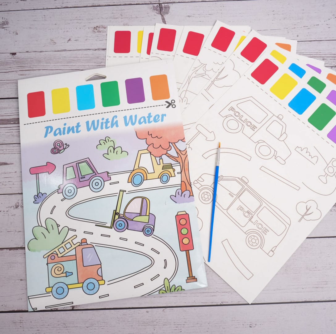 Paint With Water Watercolor  - Painting Set Of 8 Sheets