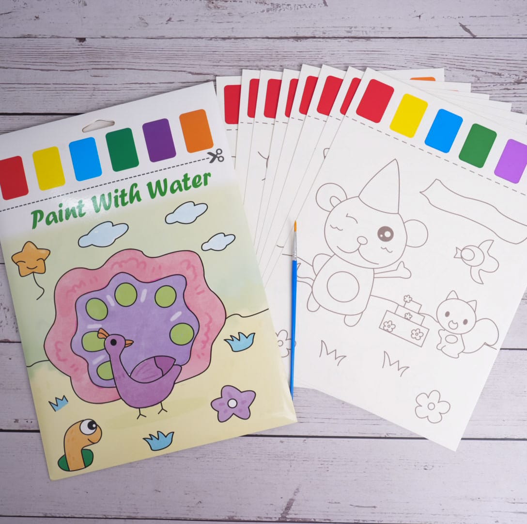 Paint With Water Watercolor  - Painting Set Of 8 Sheets