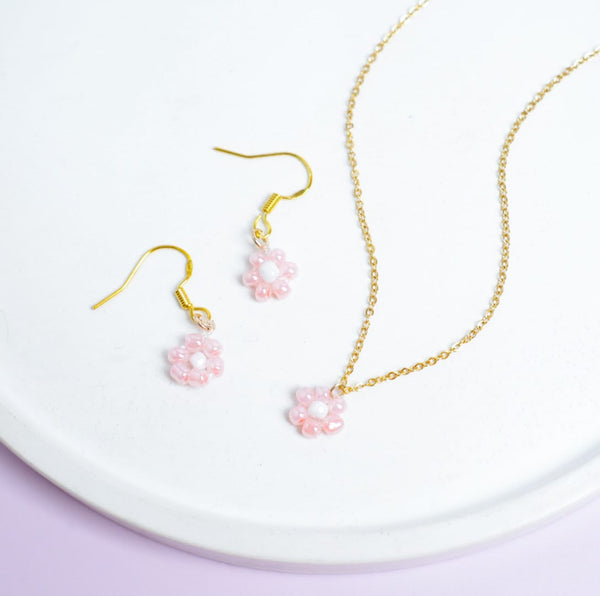 Bead Flowers Style 4 - Jewelry Set