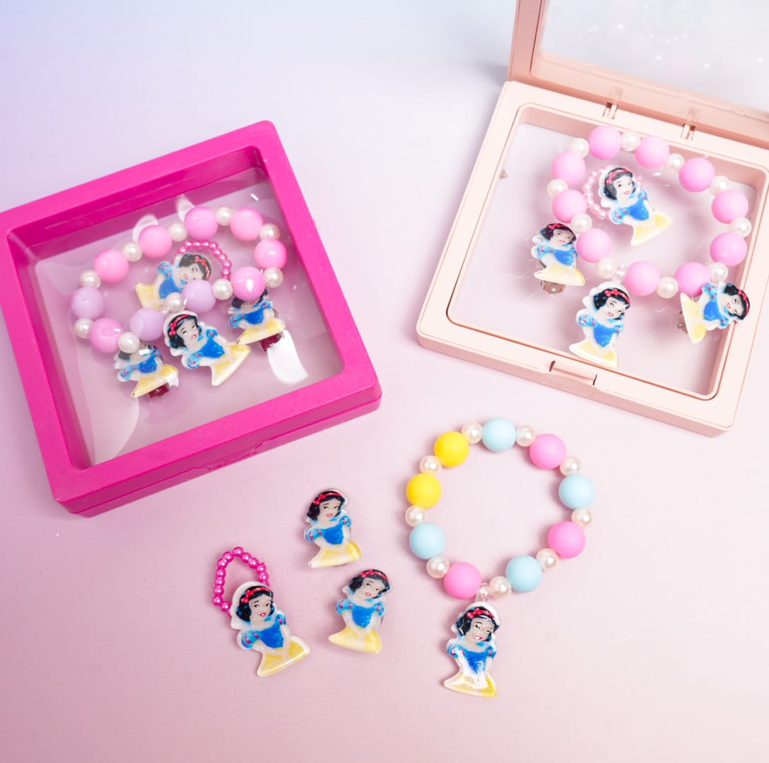 Disney Princess Beaded Pearls - Box Jewelry Set