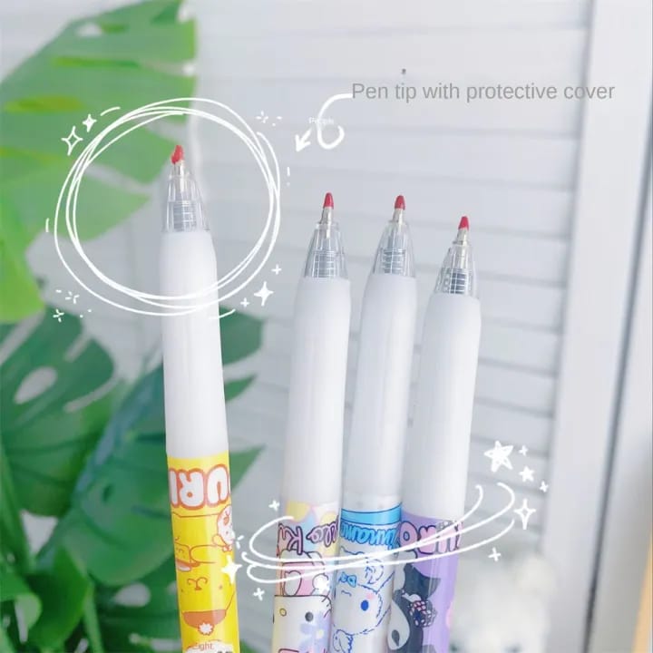 Sanrio Characters Press Gel Pen Set of 6 - Style 2