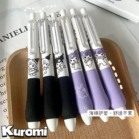 Kuromi Soft Grip - Needle Tip Press Gel Pen