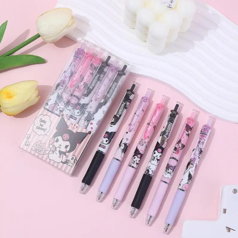 Sanrio Character Kuromi - Press Gel Pen Set of 6