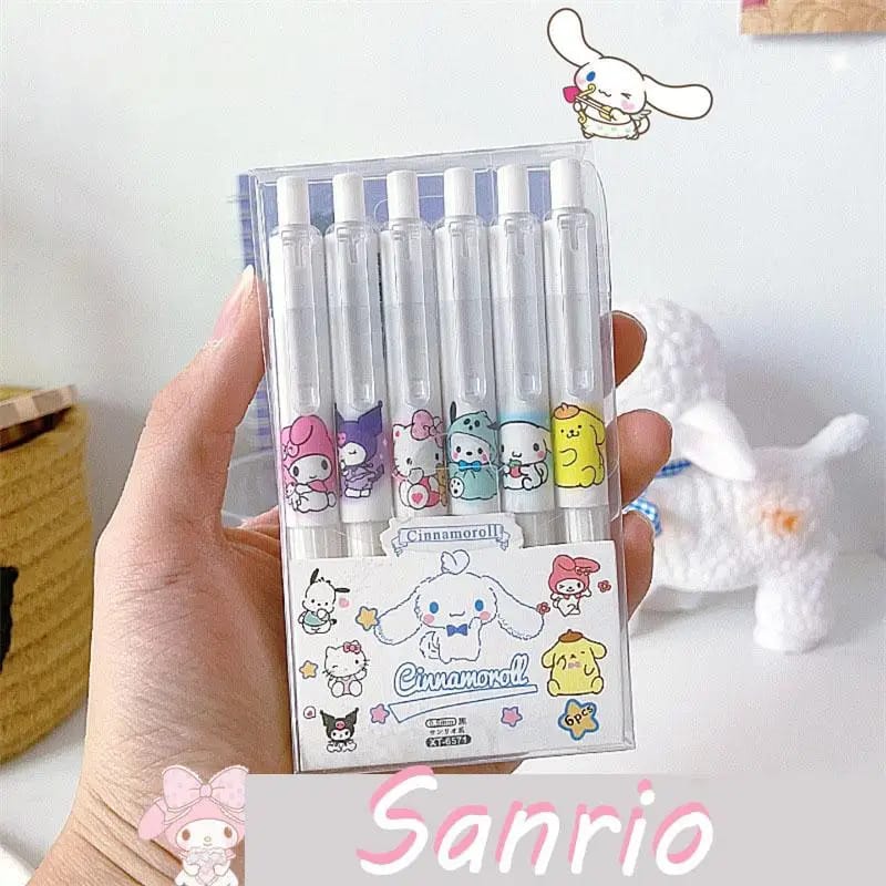 Cinnamoroll - Press Gel Pen Set of 6