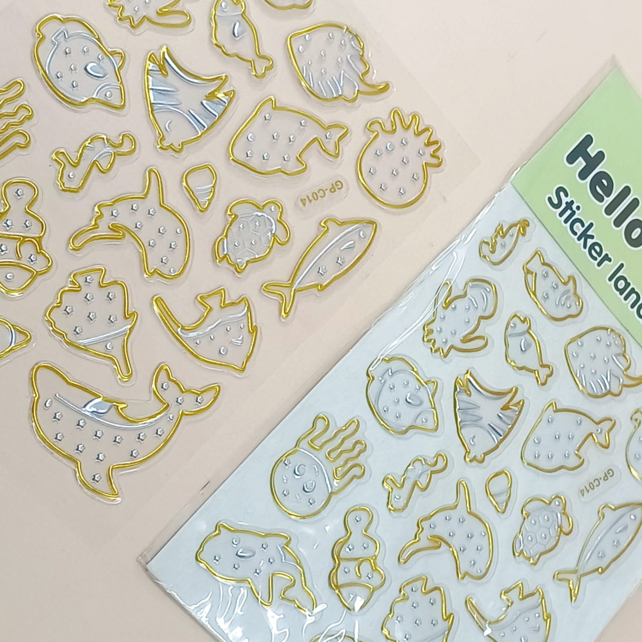 Foiled Sea Animals - Sticker Set