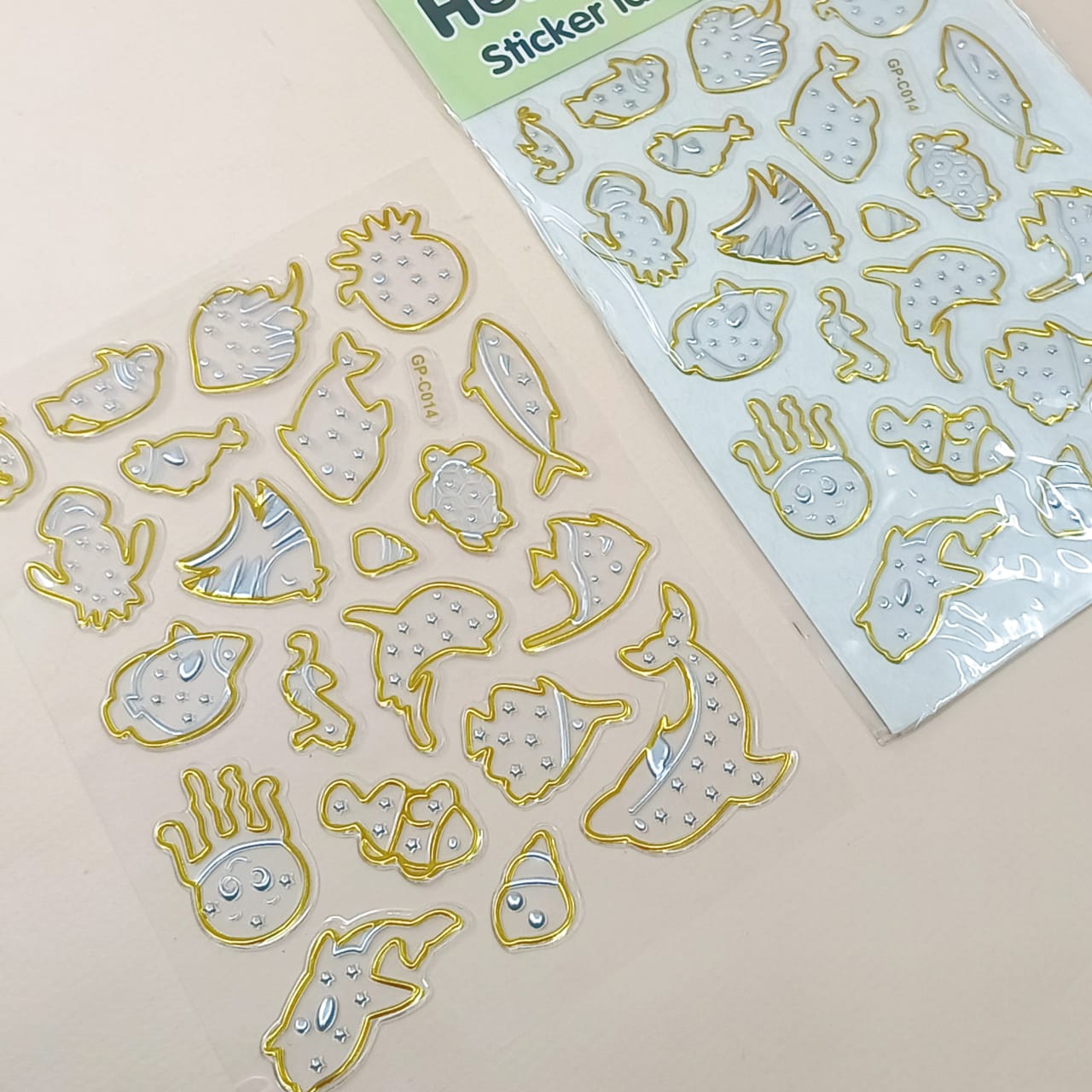 Foiled Sea Animals - Sticker Set