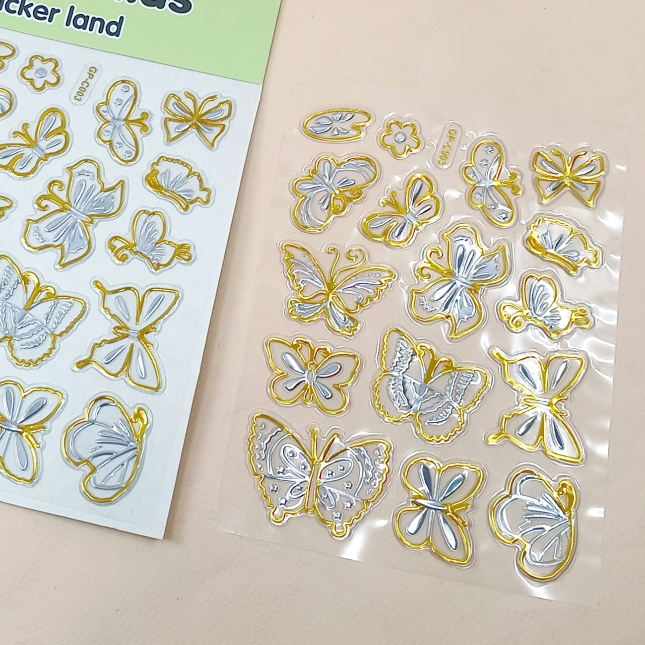 Foiled Butterflies - Sticker