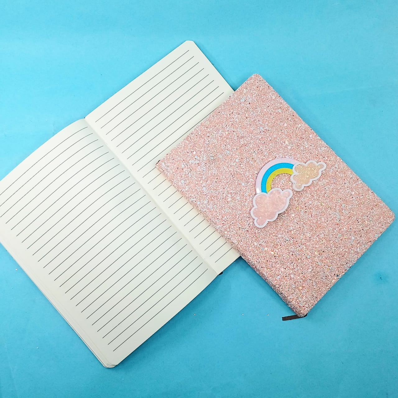 Rainbow & Glitter Sparkles  - Journal