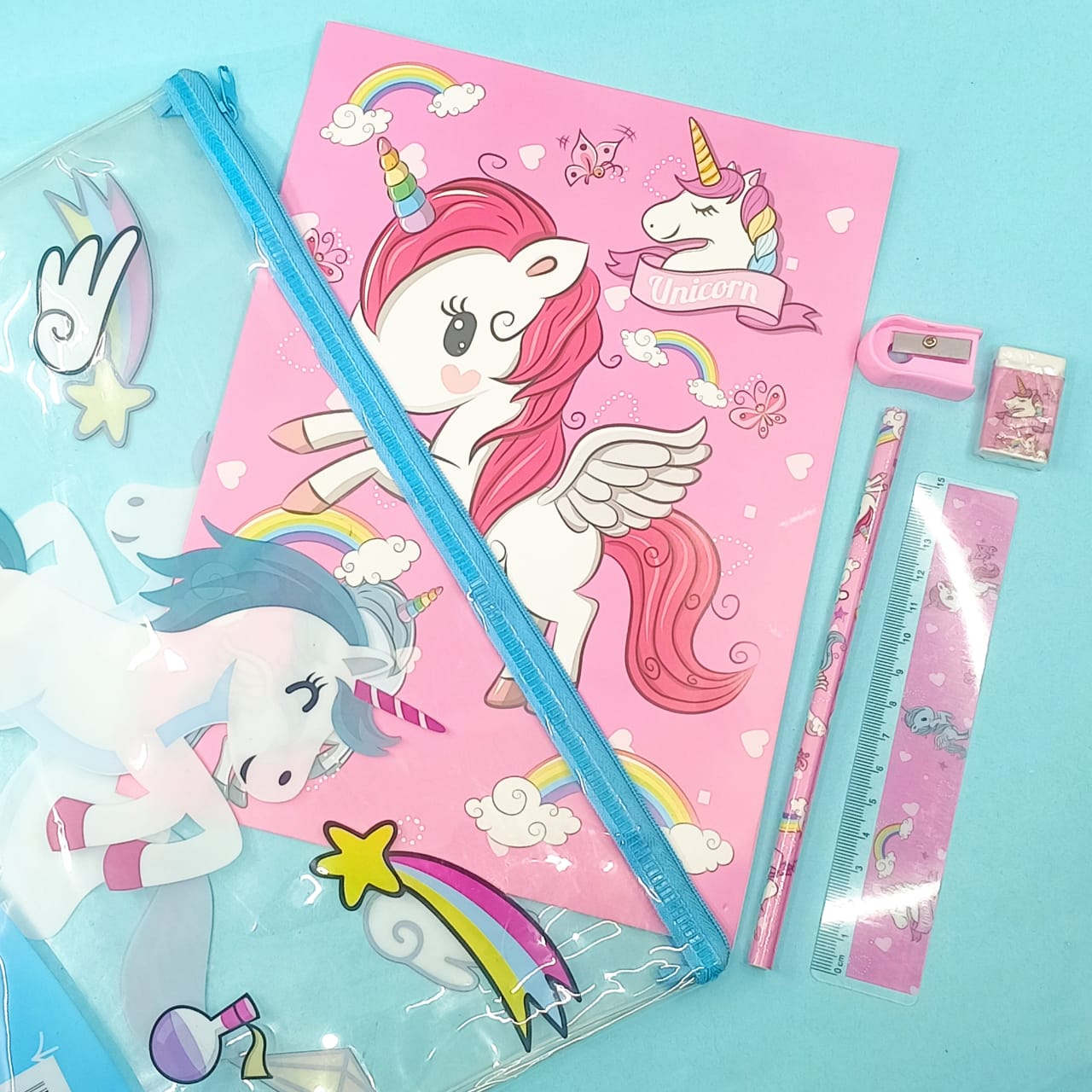 Unicorn Rainbow - Stationery Set