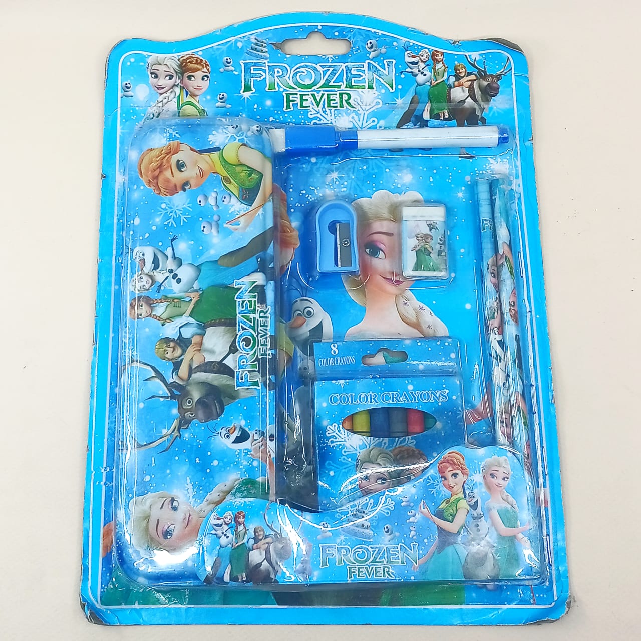 Frozen Fever Stationery Set -  Scratch & Dent Sale