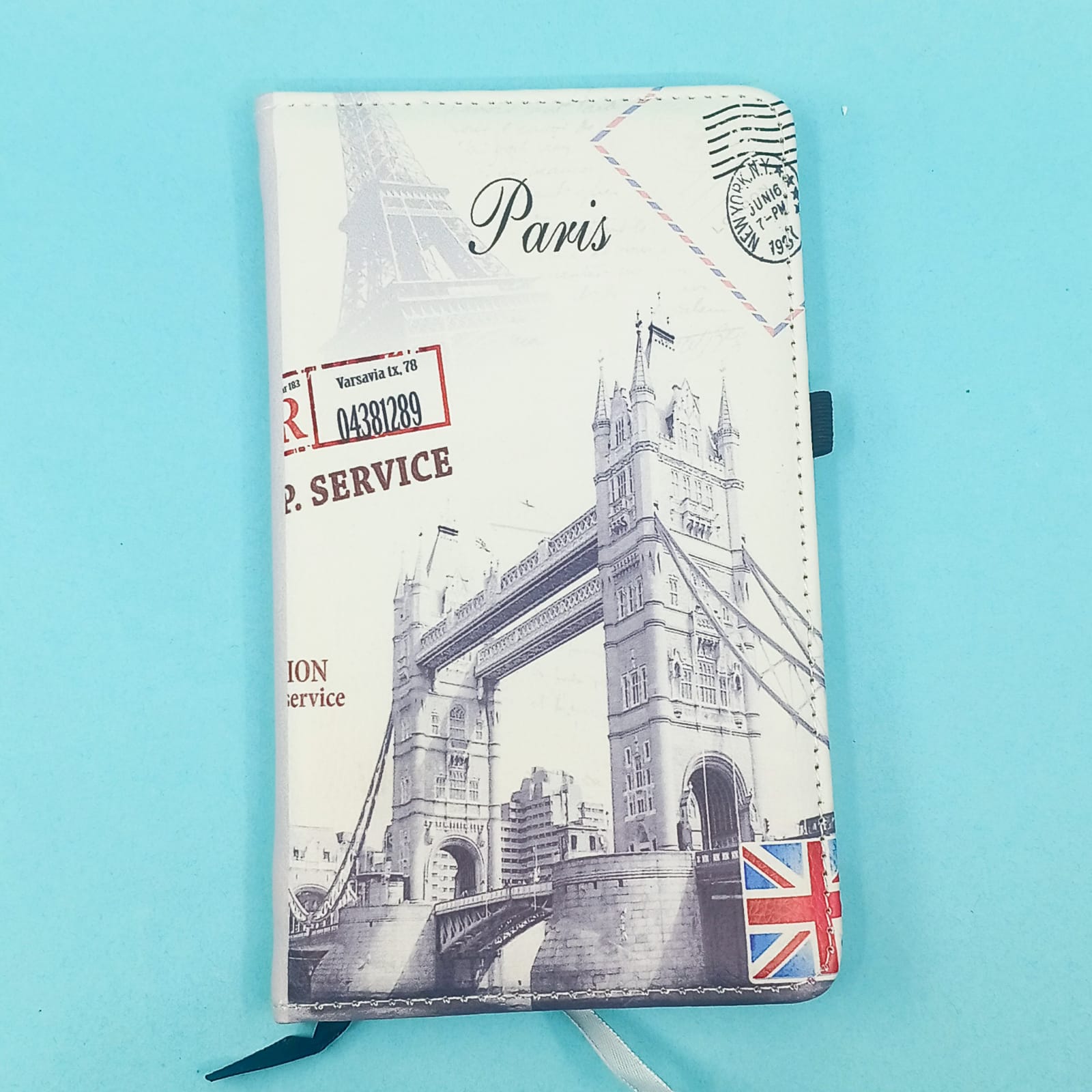 Paris Series Cushioned Cover - Journal