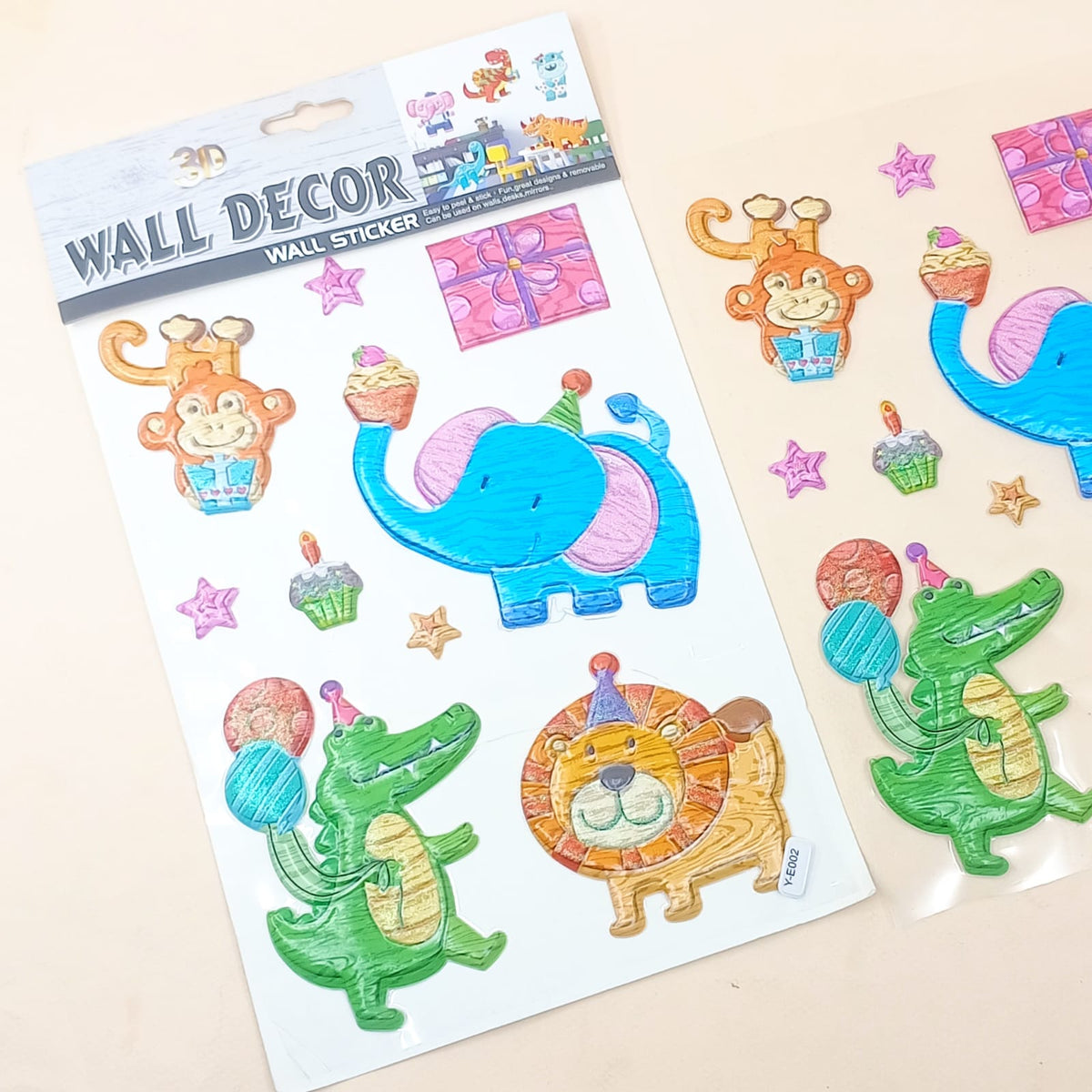 Happy Animals   - Wall Decoration Sticker