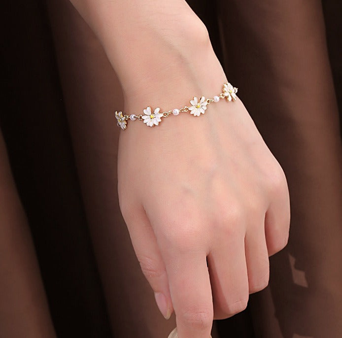 Daisy Flower - Bracelet & Necklace