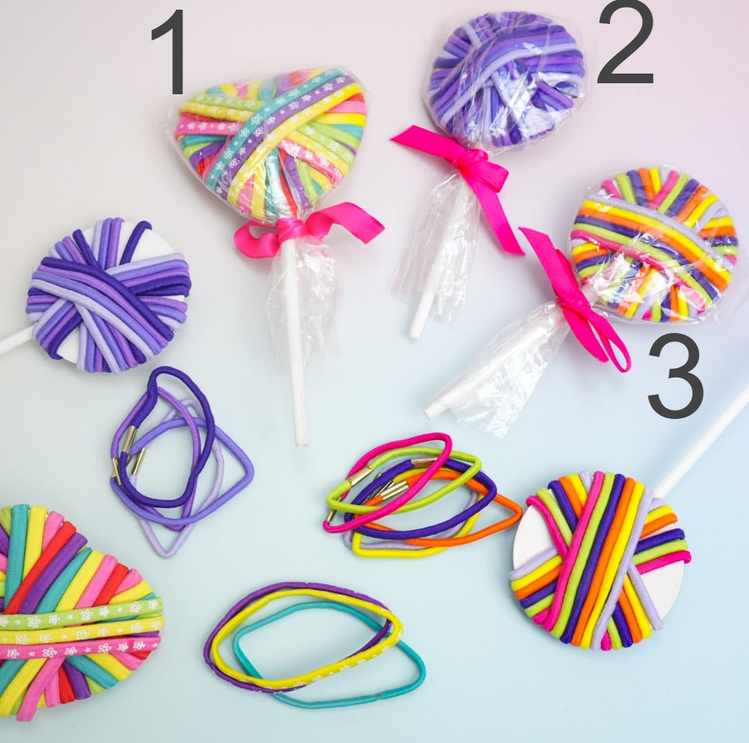 Lollipop Candy -  Hair Tie Set