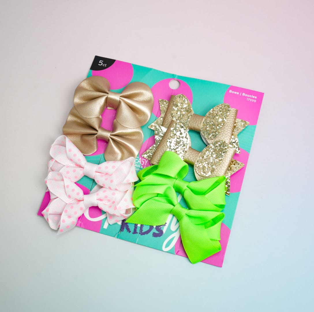 Bow'n Bows - Hair Clip Set of 8 Style 5