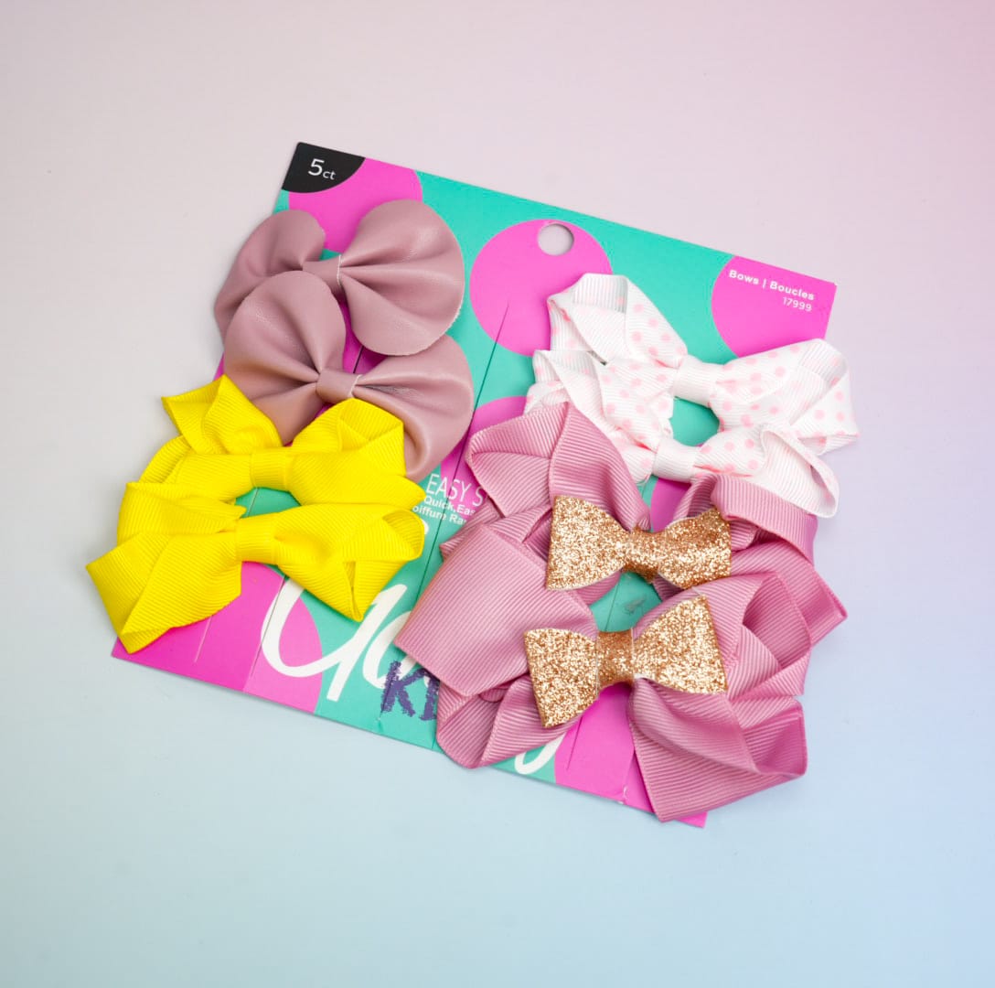 Bow'n Bows - Hair Clip Set of 8 Style 2