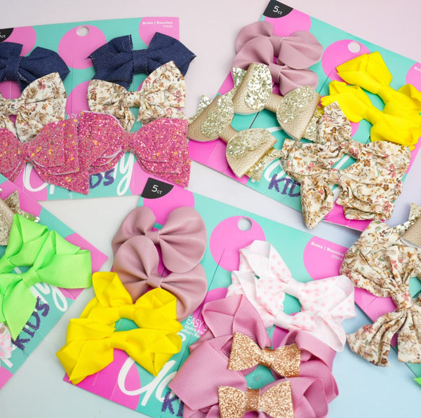 Bow'n Bows Hair Clip Set  - Style 2