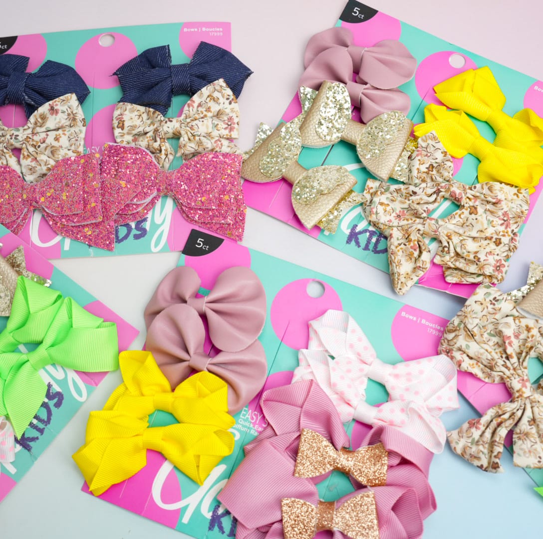 Bow&#39;n Bows Hair Clip Set of 8 - Style 1