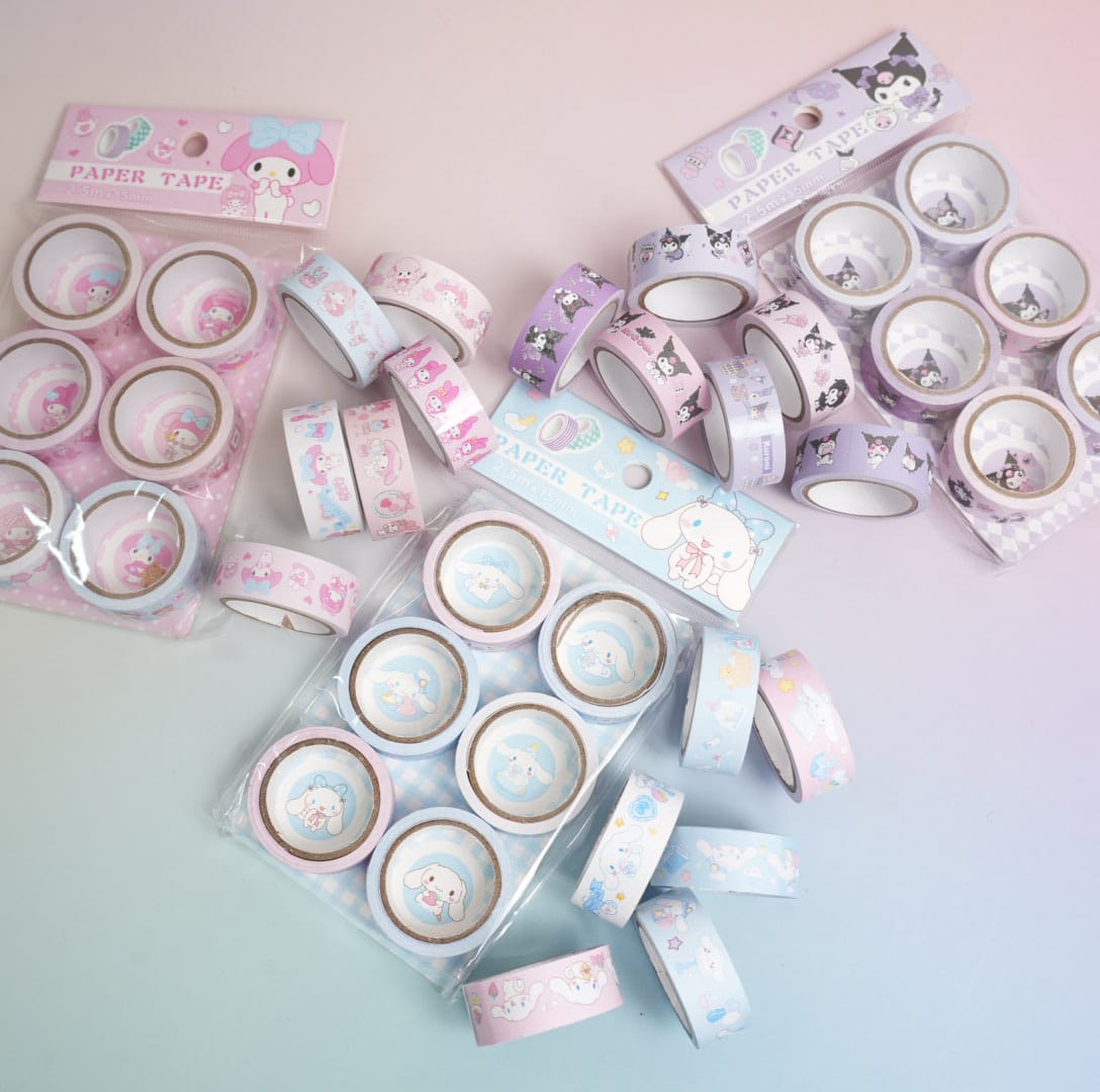 Sanrio - Washi Tape Set Of 6