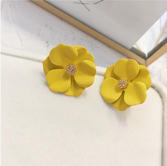 Yellow Flower - Earrings