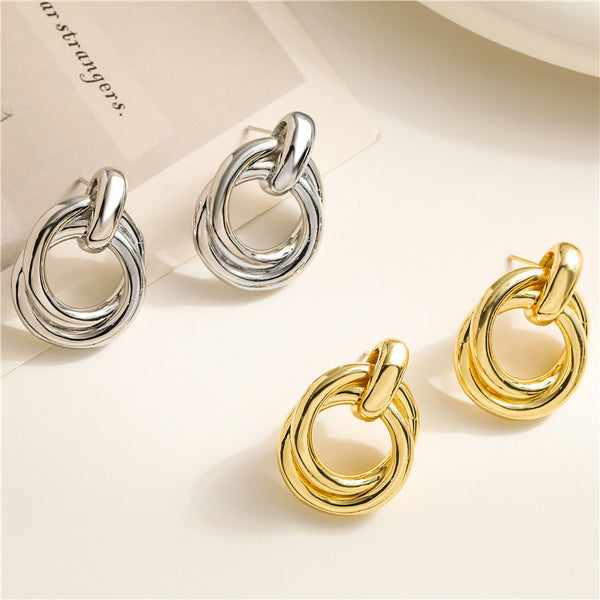 Hoops Foiled - Earring Style 2