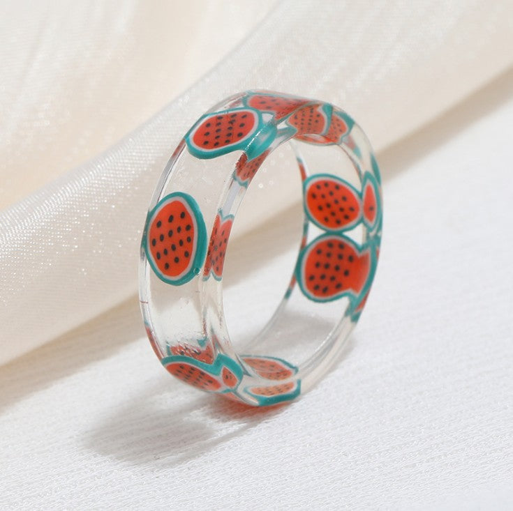 Fruits Acrylic - Ring