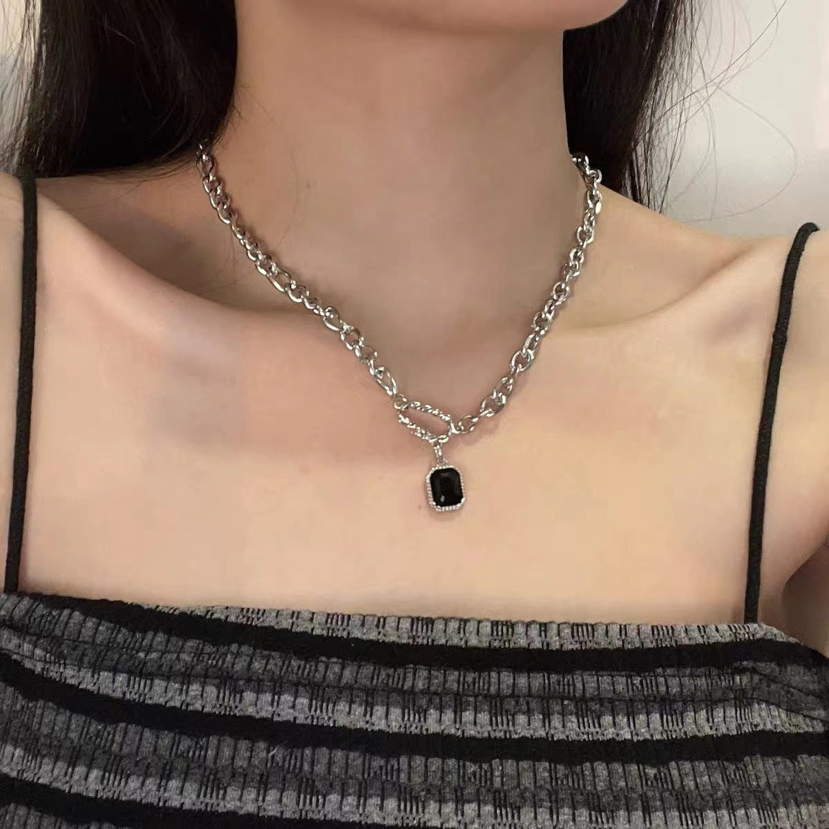 Silver Chunky Chain - Necklace