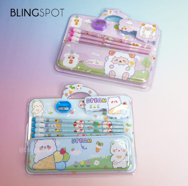 Hello Cute Animals - Stationery Set Style 2