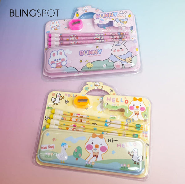 Hello Cute Animals - Stationery Set Style 1