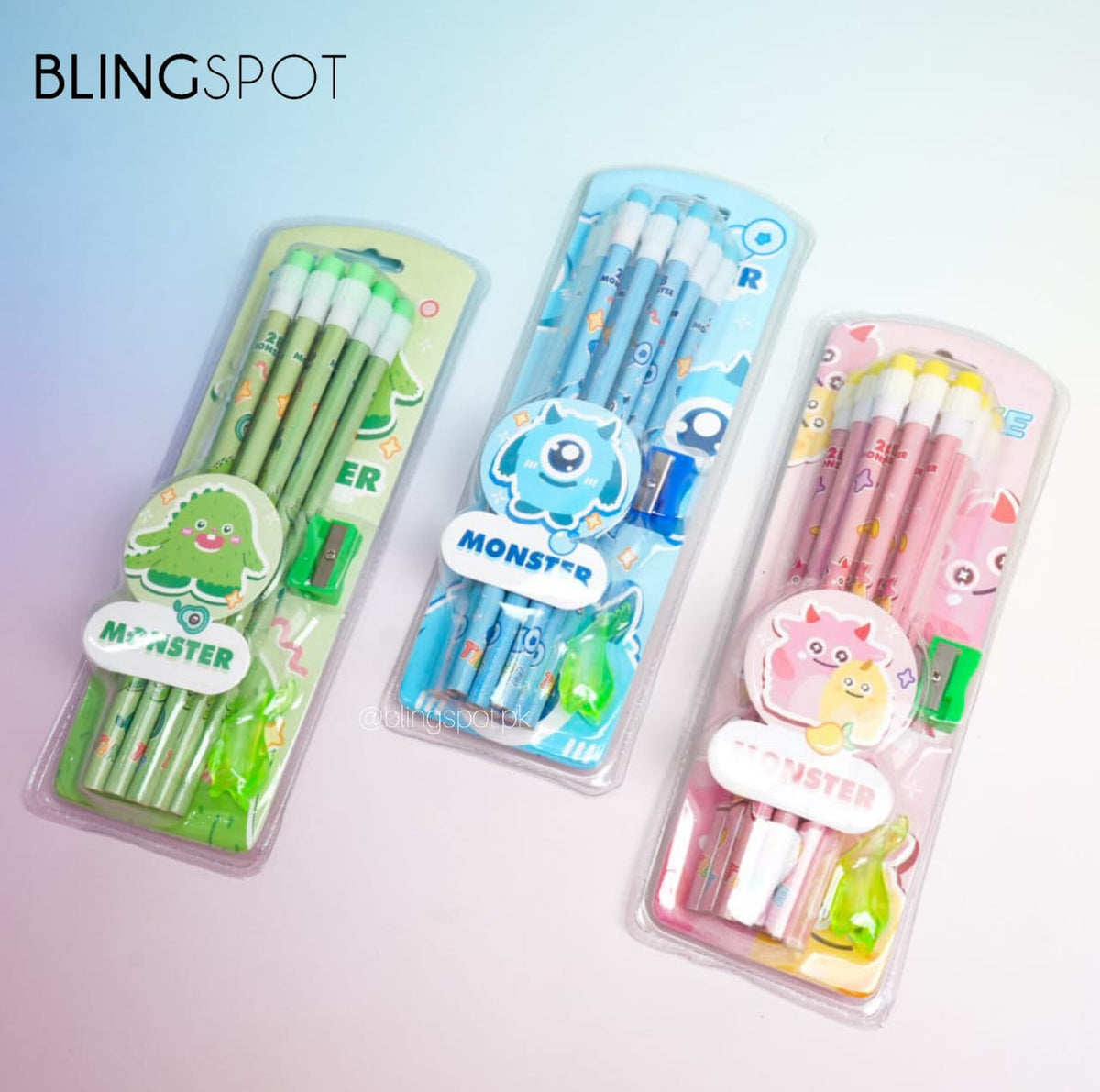 Cute Monster - Stationery Set