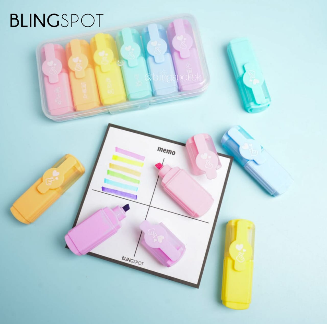 Mini - Highlighter Set Of 6