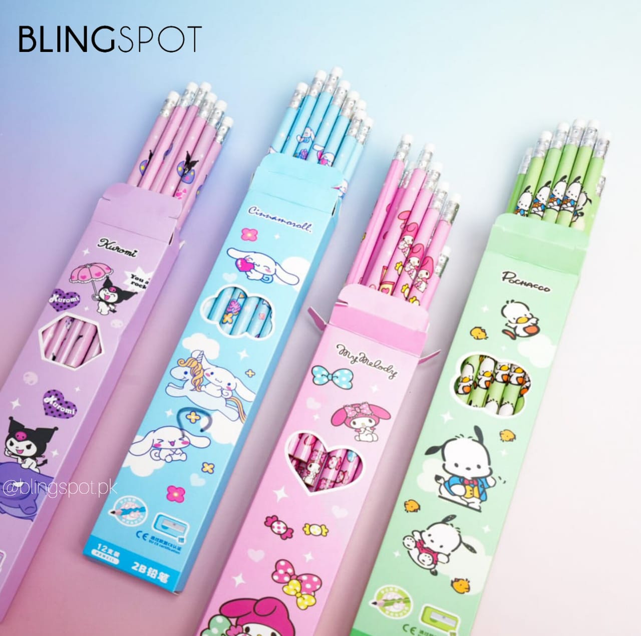 Sanrio 2B - Pencil Set Of 12