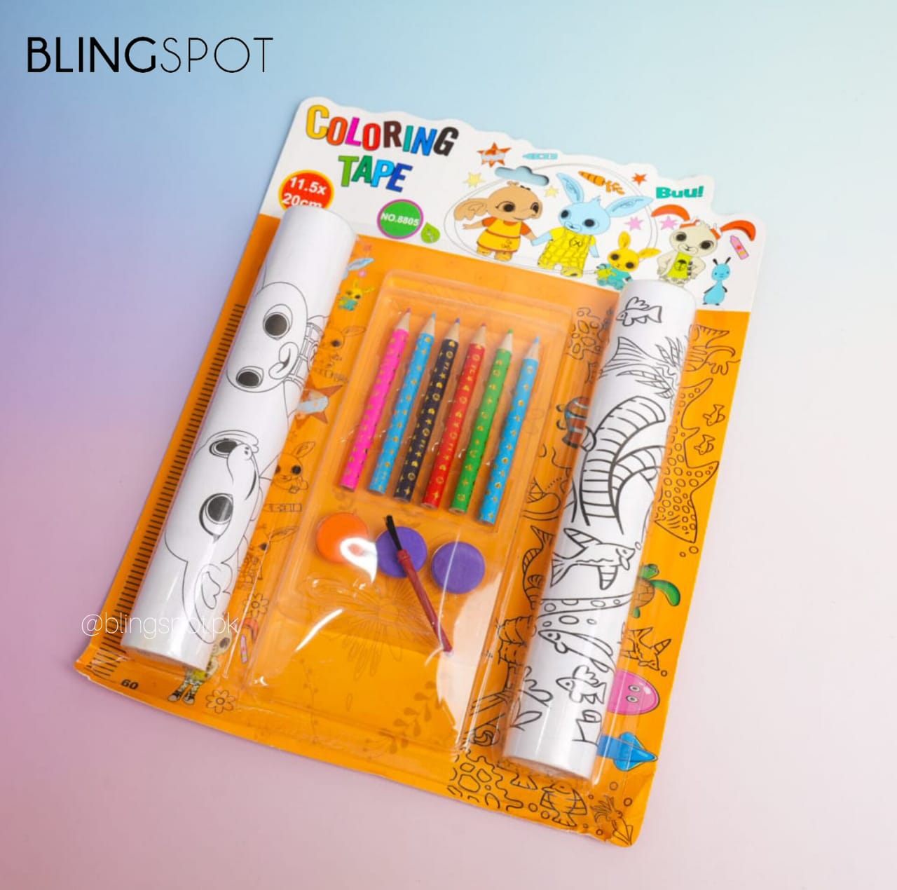 Coloring Tape - Stationery Set Style 3