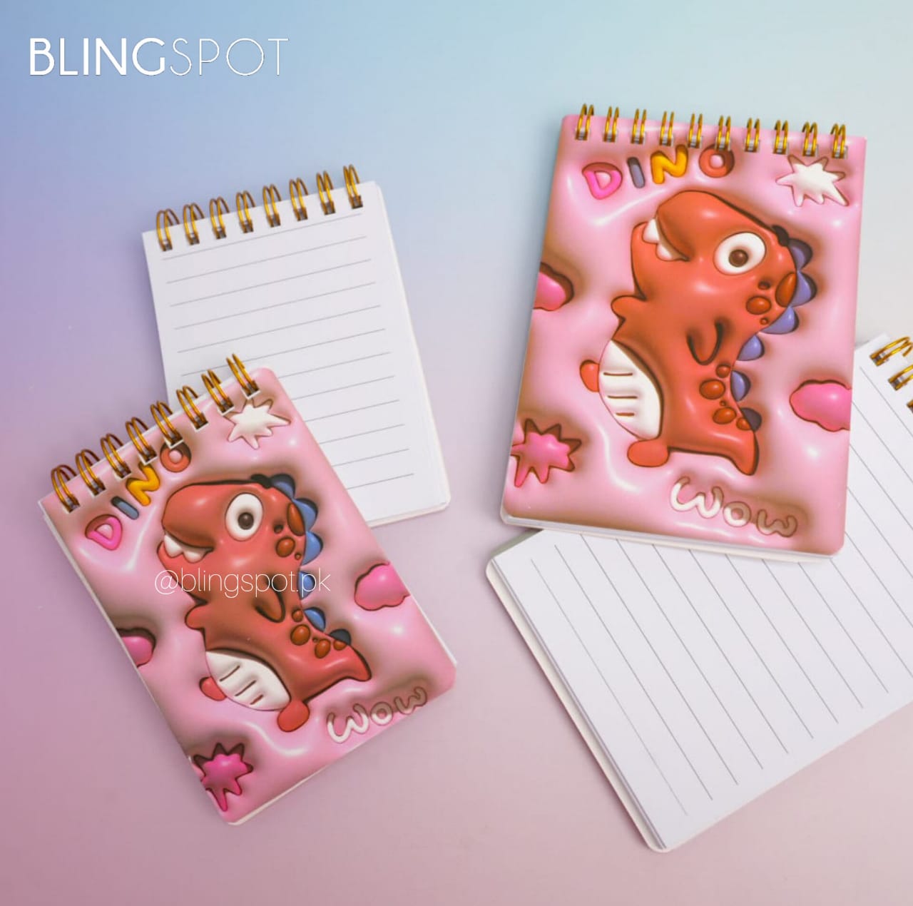 Dino Wow - Spiral Notepad