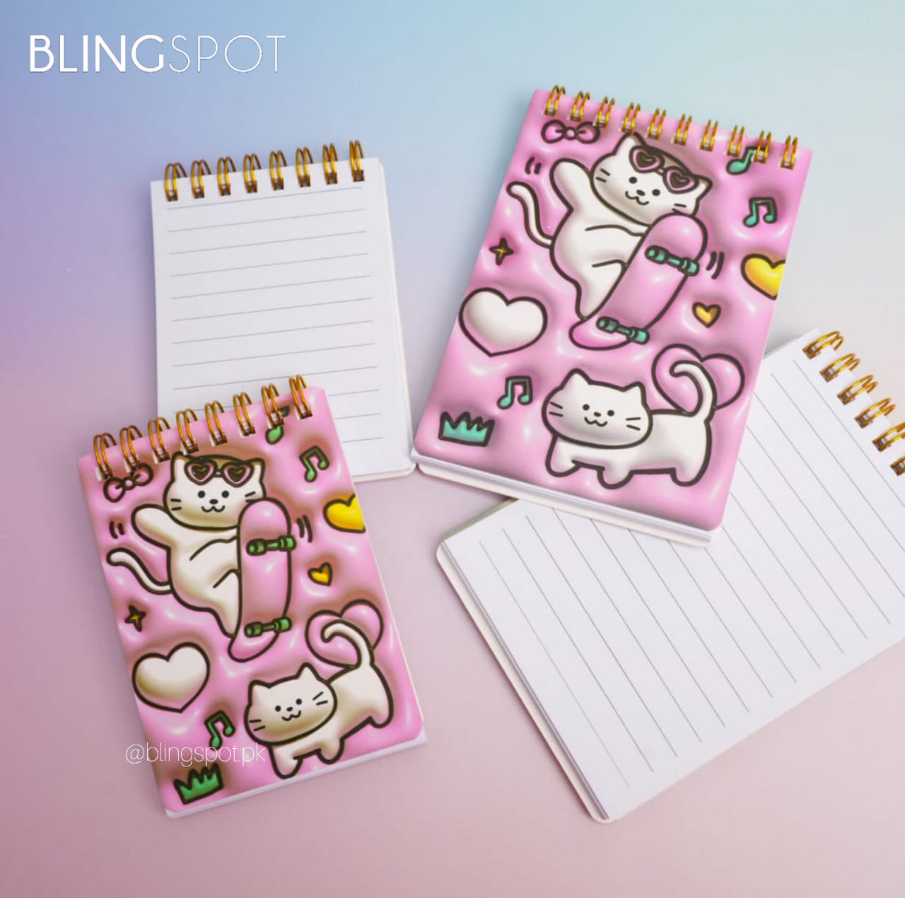 Fun & Joy Cat - Spiral Notepad