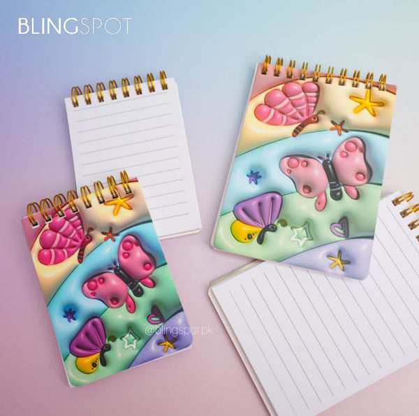 Butterflies  - Spiral Notepad