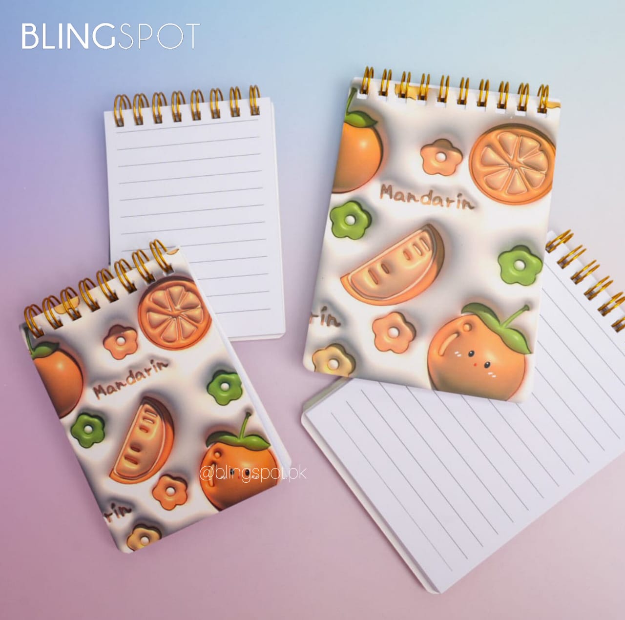 Mandarin Fruit - Spiral Notepad