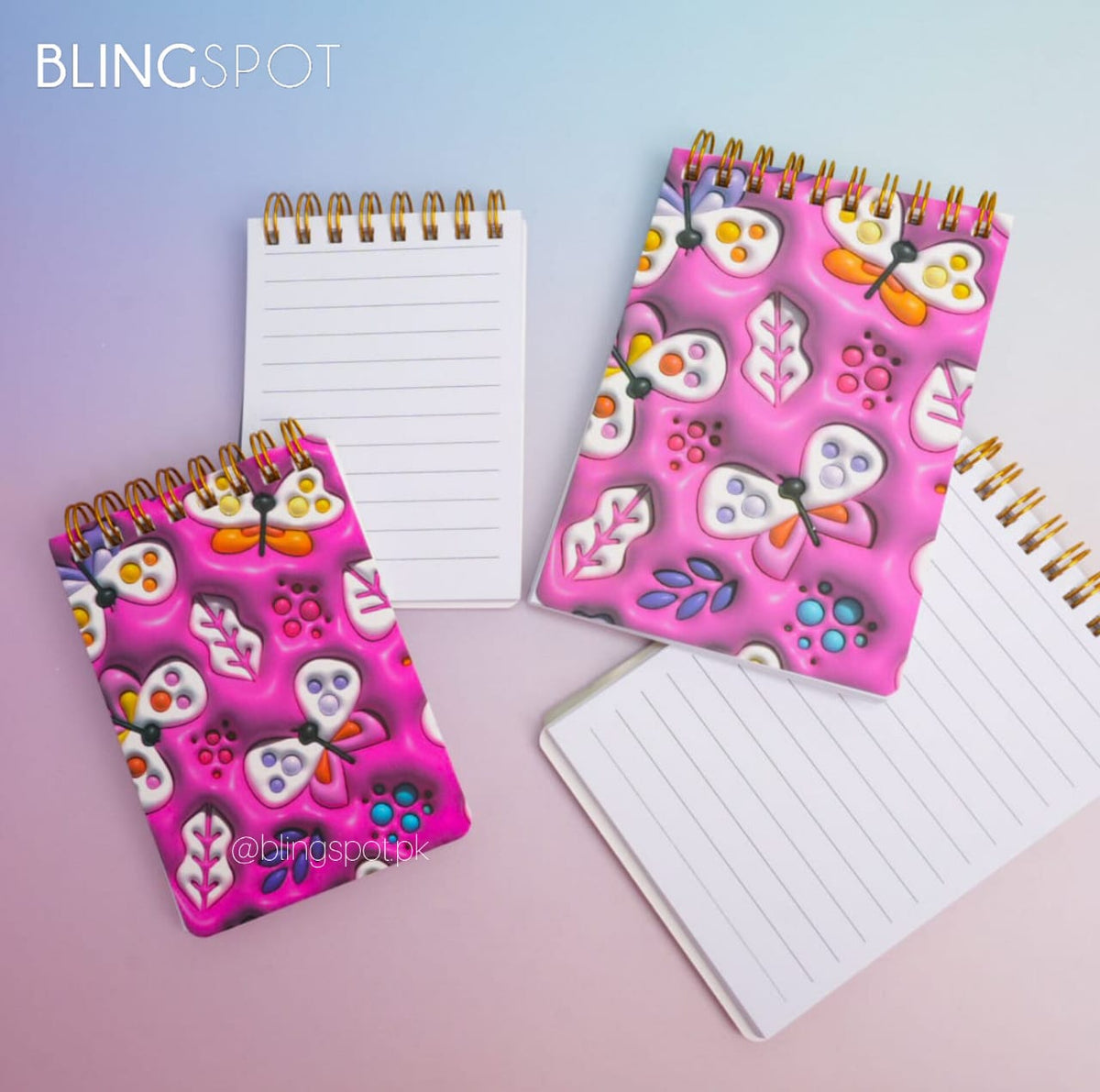 Beautiful Butterfly - Spiral Notepad