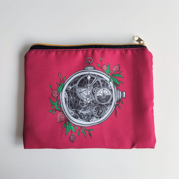 Vintage Clock - Pouch