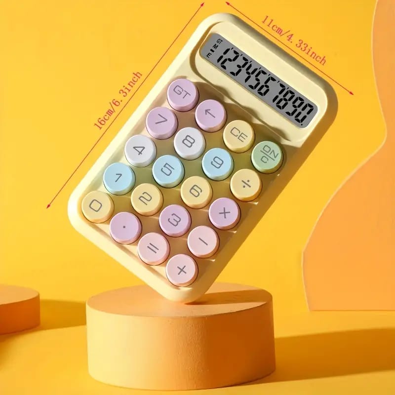 Candy Color Keys Pale Yellow - Calculator Style 1