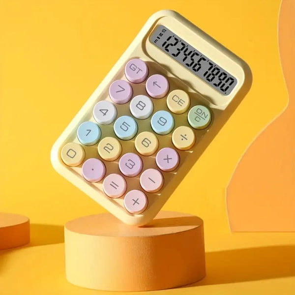 Candy Color Keys Pale Yellow - Calculator Style 1