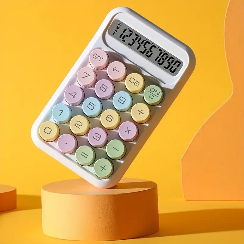 Candy Color Keys White Calculator Style 1 The Blingspot Studio
