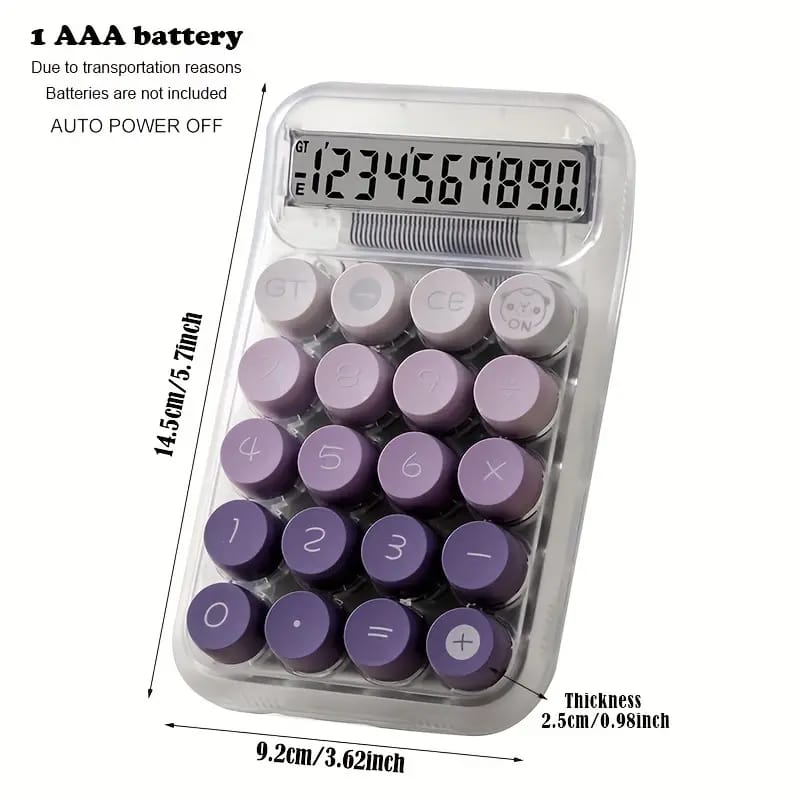 Transparent Series Purple  - Calculator