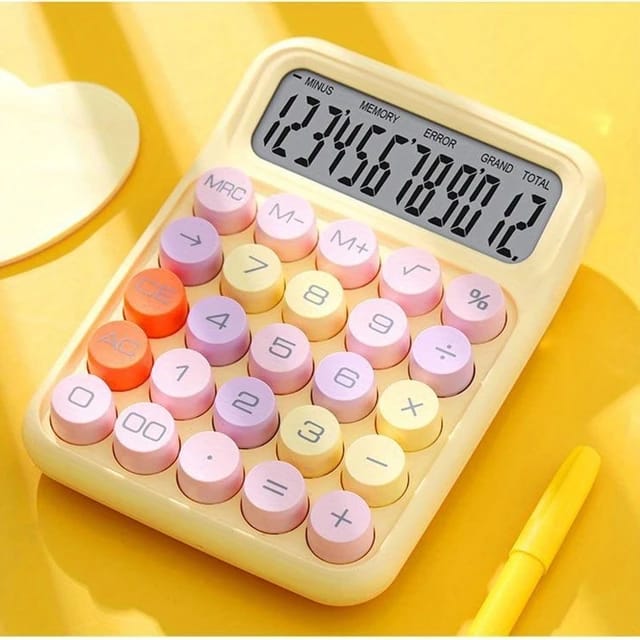 Candy Color Keys Yellow - Calculator Style 2