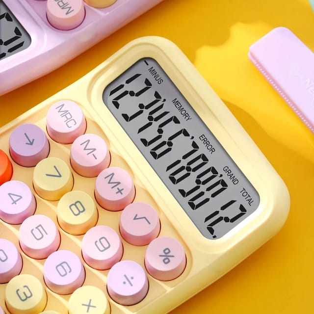 Candy Color Keys Yellow - Calculator Style 2