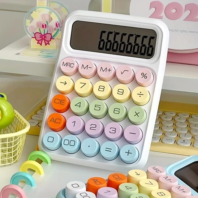 Candy Color Keys White - Calculator Style 2