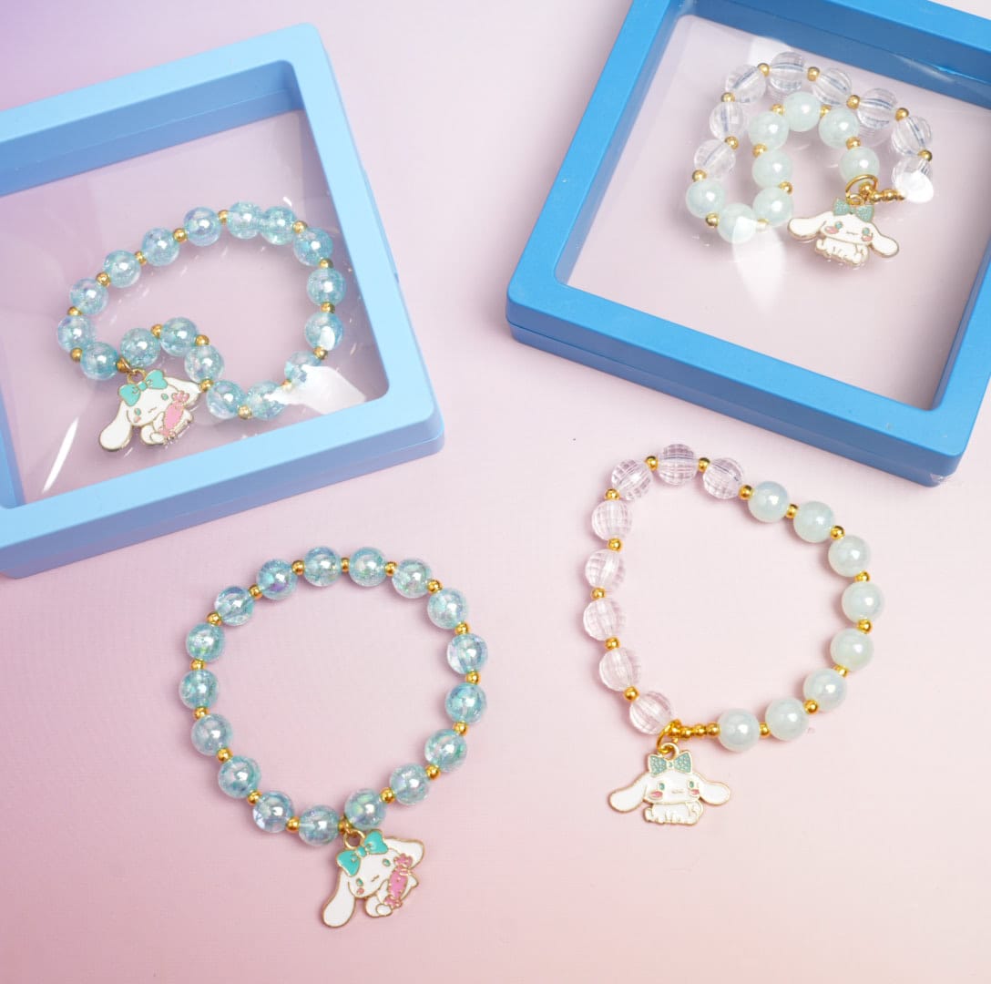 Cinnamoroll  Charm Beaded Pearls - Bracelet