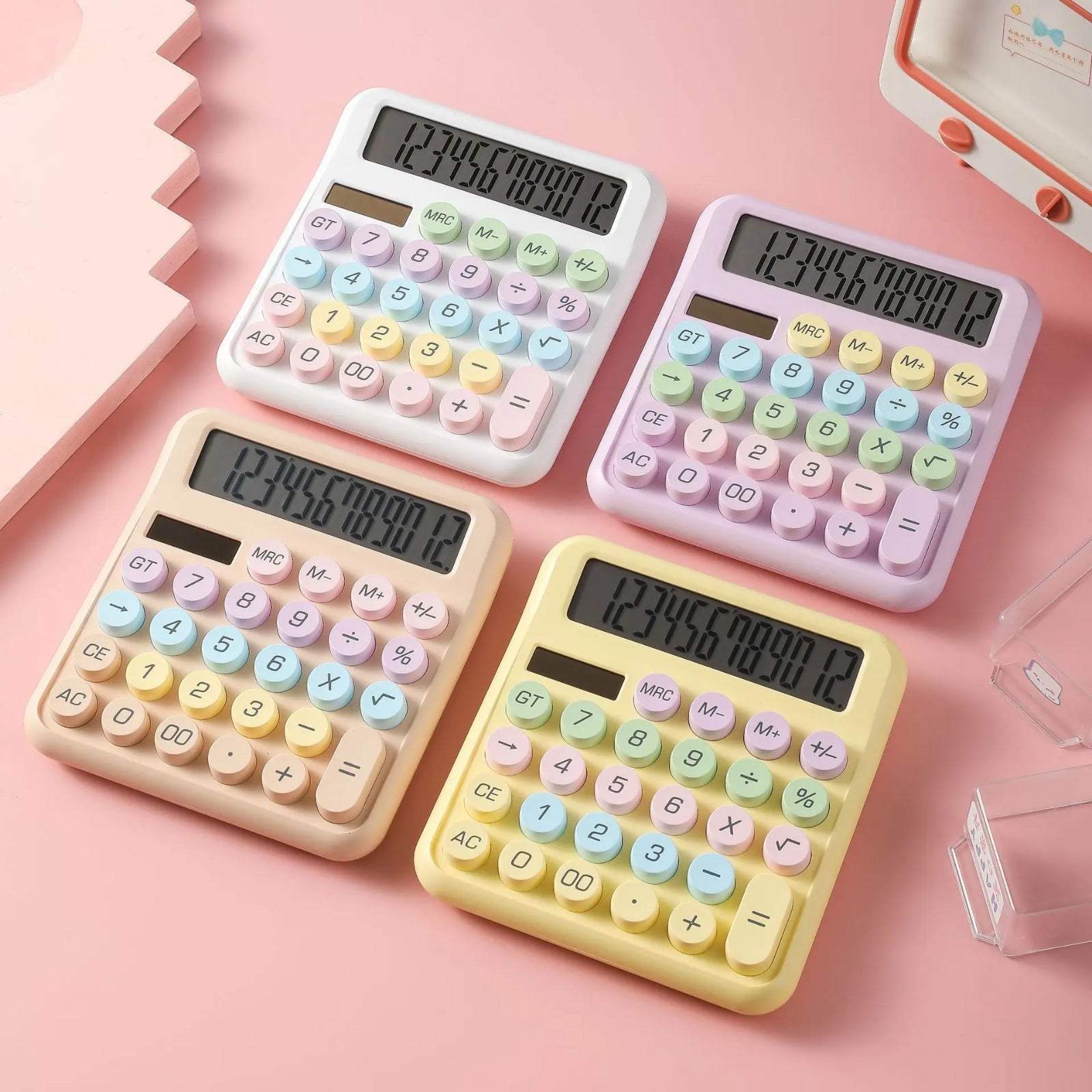 Candy Color Keys Yellow - Dual Power Calculator