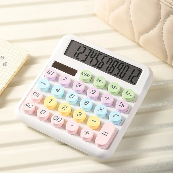 Candy Color Keys White - Dual Power Calculator