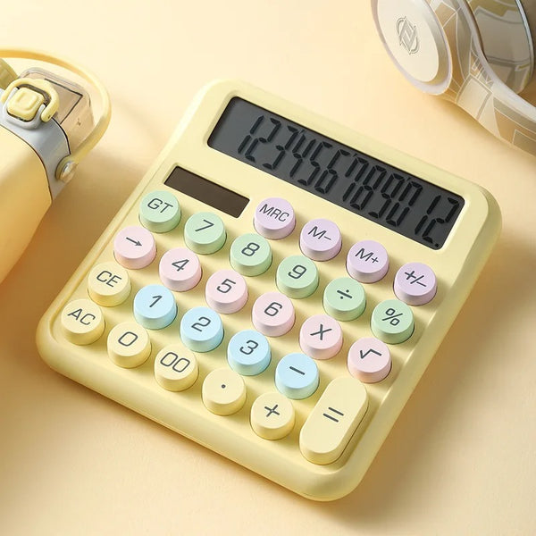 Candy Color Keys Yellow - Dual Power Calculator